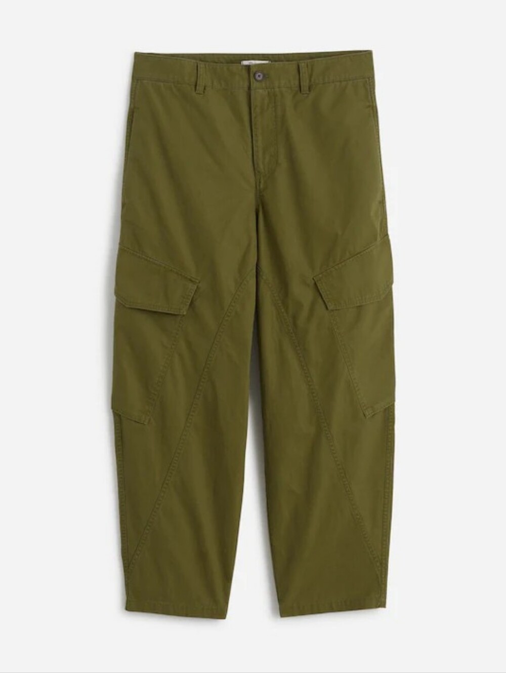 Madewell The Barrel-Leg Utility Pant in Garment-Dyed Twill